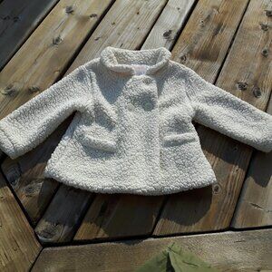 Adorable Sherpa Baby Girls coat Joe Fresh 12-18mos
